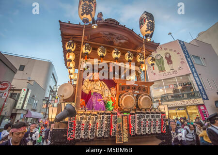 Japan, Saitama Provinz, Stadt, Hanno Hanno Festival Stockfoto