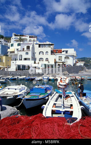 Sant Angelo Hafen, Insel Ischia, Italien, Europa Stockfoto