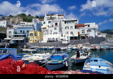 Sant Angelo Hafen, Insel Ischia, Italien, Europa Stockfoto