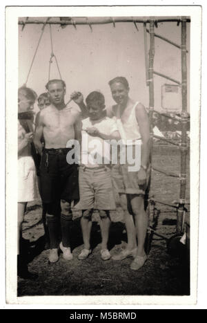 5. Welt Boy Scout Jamboree, gehalten in Bloemendaal Vogelenzang, Holland, Niederlande, Juli 30. bis 13. August 1937 Stockfoto