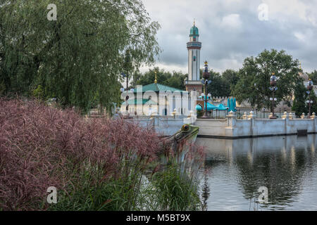 Kaatsheuvel, Niederlande - 19 August 2017: Fata Morgana ist eine der Attraktionen im Freizeitpark Efteling in den Niederlanden Stockfoto