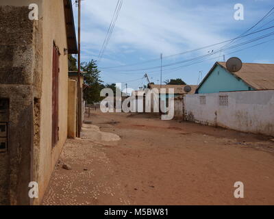 Dirt Road in Gambia Stockfoto