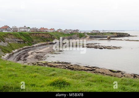 Collywell Bucht in Seaton Sluice, Northumberland Stockfoto