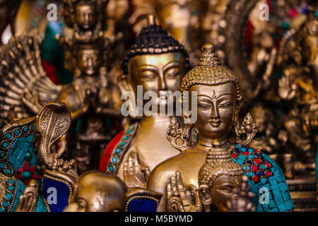 Buddha Statue, Leh, Ladakh, Jammu, Kaschmir, Indien Stockfoto