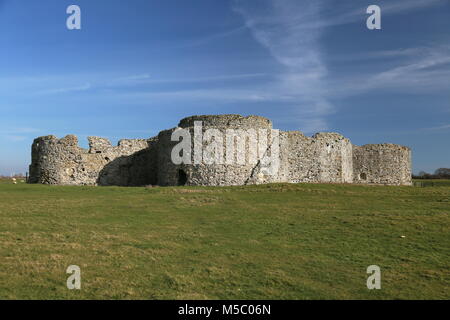 Camber Castle (ehemals Winchelsea Schloss), von Heinrich VIII. im Jahr 1539 gebaut, Roggen, Hafen, East Sussex, England, Großbritannien, USA, UK, Europa Stockfoto