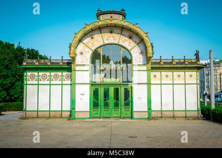 Charles' Square in Wien Stockfoto