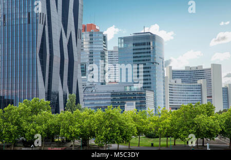 Business Center in Wien, Österreich Stockfoto