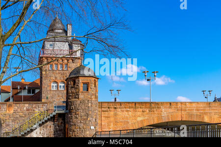 Fischerturm (Turm) in Bad Kreuznach, Rheinland-Pfalz, Deutschland Stockfoto