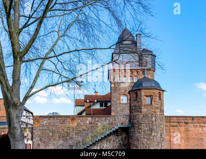 Fischerturm (Turm) in Bad Kreuznach, Rheinland-Pfalz, Deutschland Stockfoto