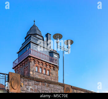 Fischerturm (Turm) in Bad Kreuznach, Rheinland-Pfalz, Deutschland Stockfoto