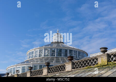 Das Palm House, Gewächshaus im Botanischen Garten der Universität Kopenhagen, Dänemark Stockfoto