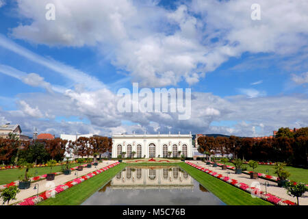 Moët & Chandon Jardins De L'Orangerie/Gärten Orangerie, Avenue de Champagne, Aube, Marne, Frankreich Stockfoto