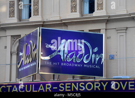 Disney Aladdin an Ihre Majestät Theater in Melbourne Stockfoto