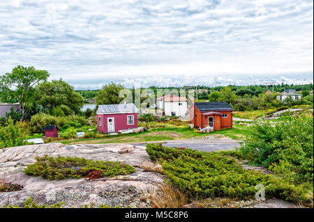 Diese historische Stadt Byng Einlass in der Nähe von Britt, der Georgian Bay Stockfoto