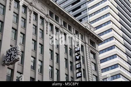 Myer Kaufhaus in Melbourne. Stockfoto