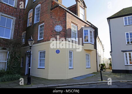 Ehemalige Haus von Paul Nash (WWI Krieg, Künstler), East Street, Rye, East Sussex, England, Großbritannien, USA, UK, Europa Stockfoto