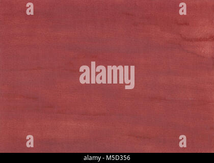 Braun Handgemalten Aquarell Hintergrund mit kopieren. Papier Textur. Rauhe Oberfläche. Natürliches Aussehen. Chili Öl Farbe. Stockfoto