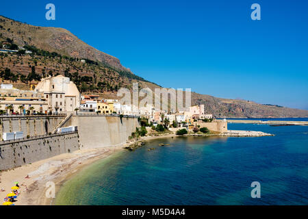 Altstadt, Castellammare del Golfo, Provinz Trapani, Sizilien, Italien Stockfoto