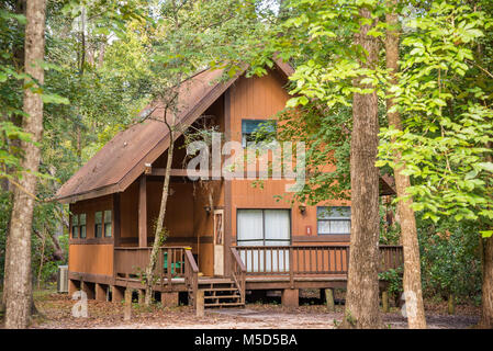 Camp Kulaqua ist ein 7 Adventisten retreat Fläche von 600 Hektar, liegt etwas außerhalb der Stadt Hohen Federn in North Central Florida. Stockfoto