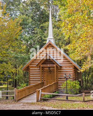 Camp Kulaqua ist ein 7 Adventisten retreat Fläche von 600 Hektar, liegt etwas außerhalb der Stadt Hohen Federn in North Central Florida. Stockfoto