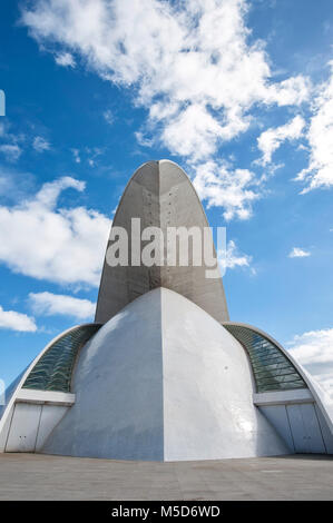 Kongress- und Konzerthalle Auditorio de Tenerife von dem spanischen Architekten Santiago Calatrava, Santa Cruz de Tenerife, Teneriffa Stockfoto