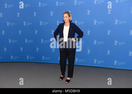 Berlin, Deutschland. 21. Februar, 2018. Februar 21, 2018 - Berlin Unga Astrid (Astrid) Fotoshooting während der Berlinale 2018. Credit: Fausto Marci/Alamy leben Nachrichten Stockfoto