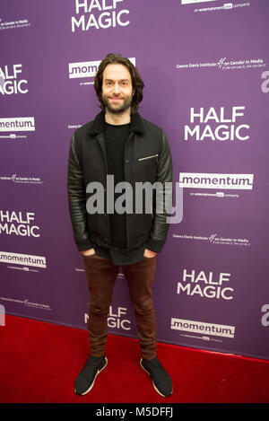 LOS ANGELES, Ca - 21. Februar: Chris D'Elia am Los Angeles Special Screening der Hälfte Magic an der London West Hollywood in Los Angeles, Kalifornien am 21. Februar 2018. Quelle: Steve Rose/MediaPunch Stockfoto