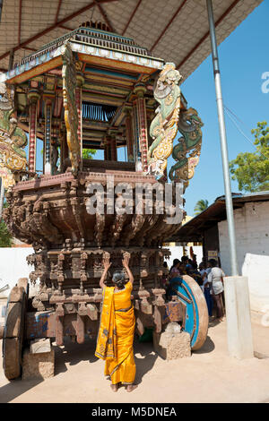 Sri Lanka, Region Chilaw, Asien, Munneeswaram Tempel Stockfoto