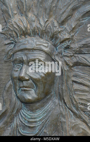 Nordamerika, USA, Nordwesten, Oregon, Wallowa County, Joseph, Grab des Alten Chief Joseph Stockfoto