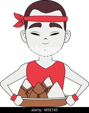 Chinesen Reis essen Stock Vektor