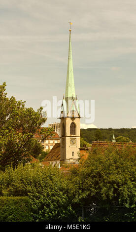 Kirche Predigerkirche, Zürich, Schweiz Stockfoto