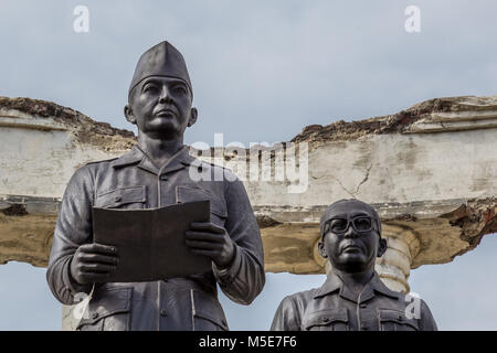 Soekarno Hatta Denkmal in Surabaya, Indonesien Stockfoto