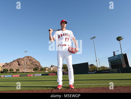 In Tempe, Arizona, USA. 22 Feb, 2018. Shohei Ohtani (Engel) MLB: Los Angeles Engel Foto Tag bei Tempe Diablo Stadion in Tempe, Arizona, United States. Quelle: LBA/Alamy leben Nachrichten Stockfoto