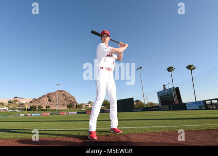 In Tempe, Arizona, USA. 22 Feb, 2018. Shohei Ohtani (Engel) MLB: Los Angeles Engel Foto Tag bei Tempe Diablo Stadion in Tempe, Arizona, United States. Quelle: LBA/Alamy leben Nachrichten Stockfoto