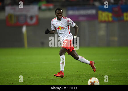 22. Februar 2018, Deutschland, Leipzig: Fußball, UEFA Europa League, Runden von 32, 2 Bein, RB Leipzig vs SSC Neapel. Leipziger Bruma in Aktion. Foto: Ralf Hirschberger/dpa-Zentralbild/dpa Stockfoto