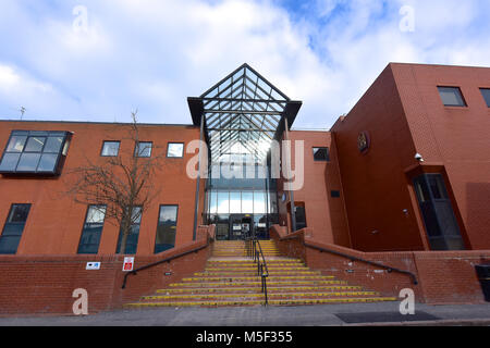 Leicester Crown Court. Stockfoto