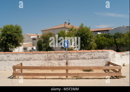 Camargue, Frankreich. Saintes Maries de la Mer. Stockfoto