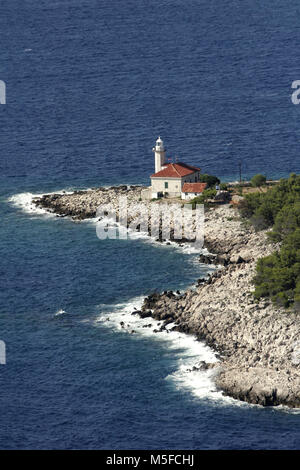 Kap Razanj auf der Westseite der Insel Brac Stockfoto