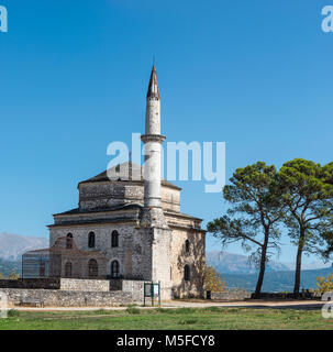 Die fethiye Moschee auf dem Gelände der Zitadelle in Ioannina, Epirus, Griechenland. Stockfoto