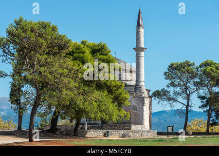 Die fethiye Moschee auf dem Gelände der Zitadelle in Ioannina, Epirus, Griechenland. Stockfoto