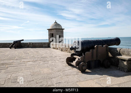 Forte de São Francisco Xavier; Matosinhos, Portugal Stockfoto