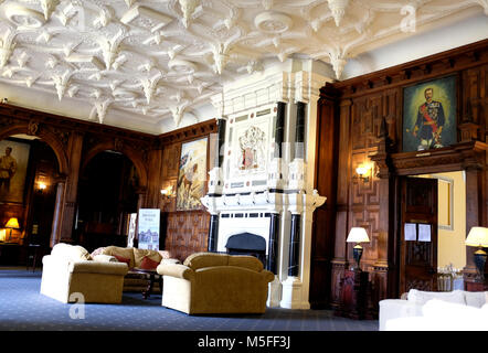 Broome Park ist ein Grad 1 aufgeführten Gebäude in Barham in Kent, Großbritannien Februar 2018 Stockfoto