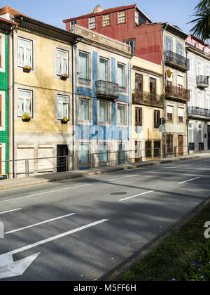 Historischen Häuserfassaden in Porto, Portugal Stockfoto