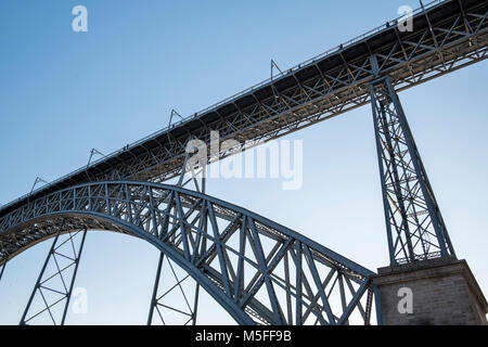 Maria Pia Brücke, Porto, Portugal Stockfoto