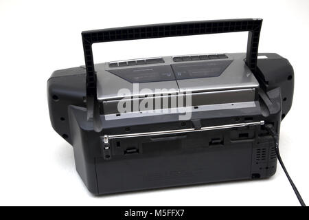 Sanyo tragbarer CD-Radiorecorder Stockfoto