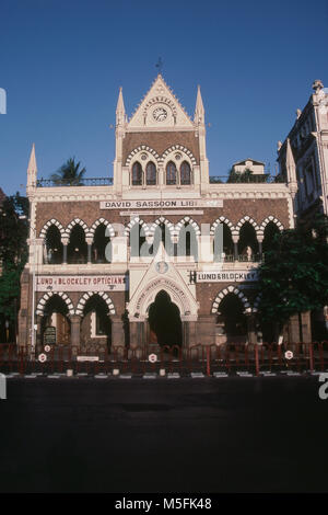 David Sassoon Gebäude der Bibliothek in Mumbai, Indien Stockfoto