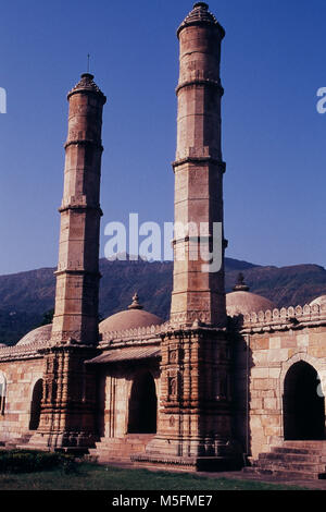 Sahar ki Masjid in Champaner, Panchmahal, Gujarat, Indien Stockfoto