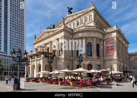 Alte Oper, Frankfurt, Hessen, Deutschland, Europa Stockfoto