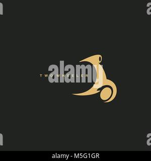 Zwei Wheeler Symbol, Kaufen, Mieten, Vector Illustration Stock Vektor