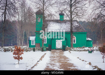 Moschee in Kruszyniany Dorf, ehemaligen Polnischen Tataren Beilegung innerhalb von sokolka County, Woiwodschaft Podlachien, Polen Stockfoto